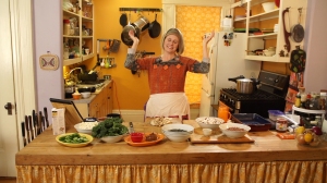 Lisa Silverman in her kitchen